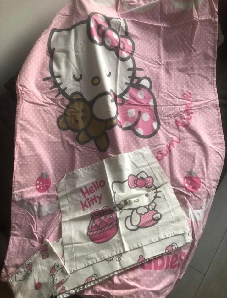 Orijinal lisanslı Hello Kitty Bebek  Nevresim Takımı - Görsel 3