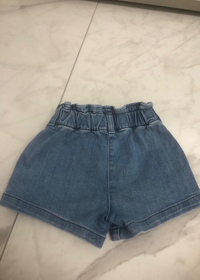 Kız çocuk kot şort - Görsel 2