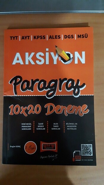 Paragraf deneme kitabı