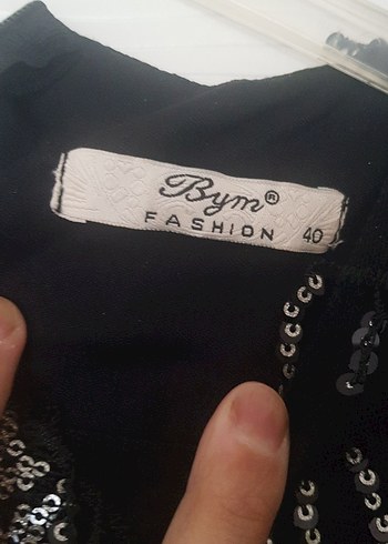 Diğer Püsküllü Siyah Gotik Mini Bluz