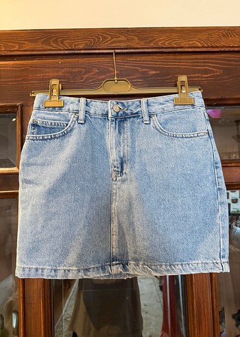 Addax Denim Mini Etek
