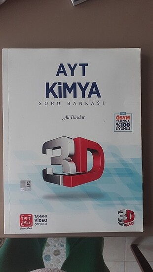3D yayınları ayt kimya soru bankası