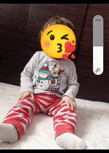 LC Waikiki Bebek kadife takım