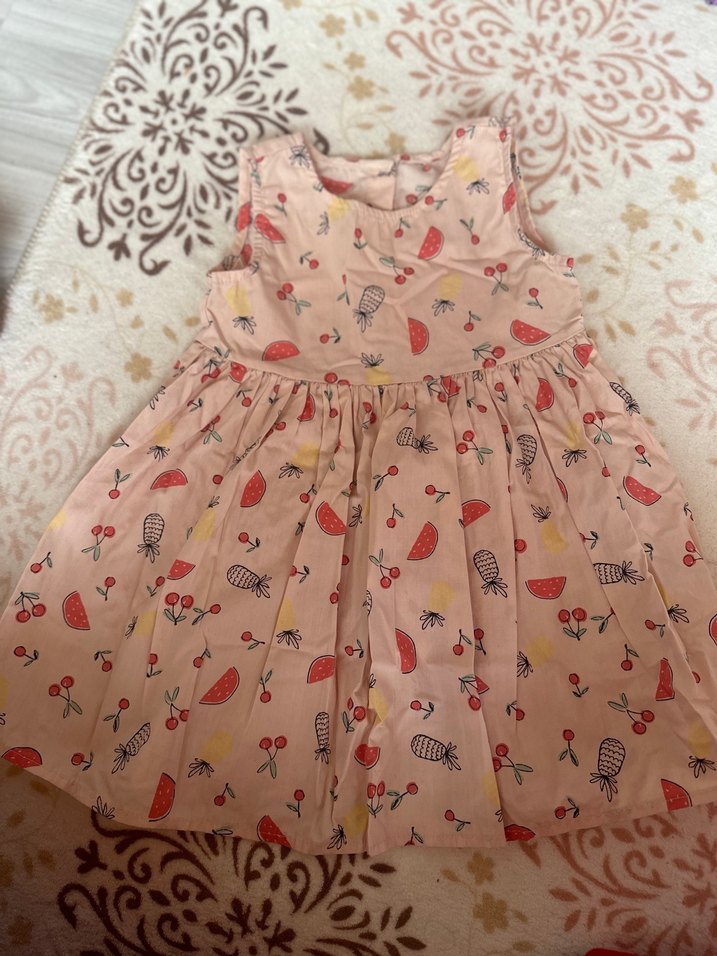 Kız Çocuk Kolsuz Elbise - Görsel 2