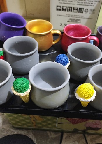 Pastel Pembe fincan kalibi - Görsel 2