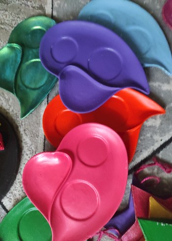 Renkli El Yapımı Ahşap Kaseler - Görsel 2