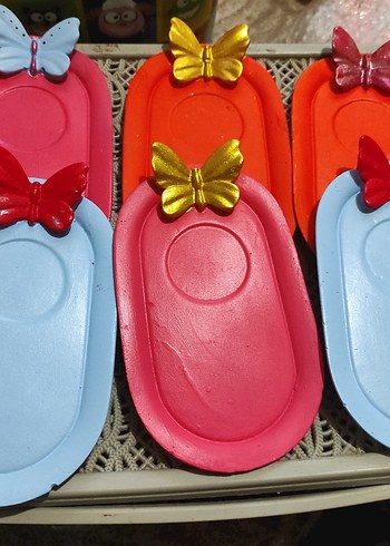 Renkli El Yapımı Ahşap Kaseler - Görsel 6