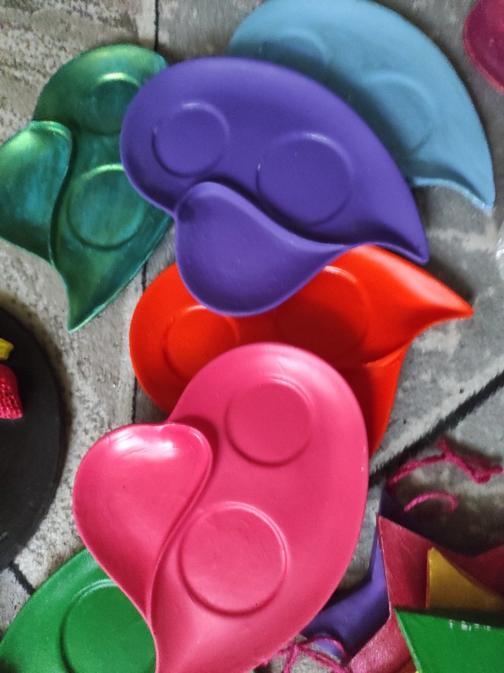 Renkli El Yapımı Ahşap Kaseler - Görsel 2