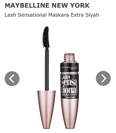 Maybelline lash sensational extra siyah maskara