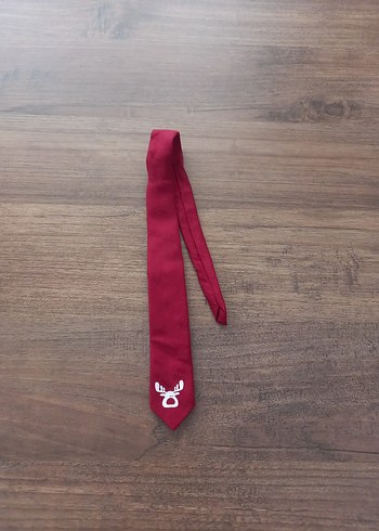 Bordo Minimalist Erkek Çocuk Kravat - Görsel 3