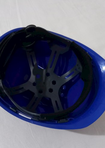 Mavi Minimalist Plastik Baret - Görsel 2