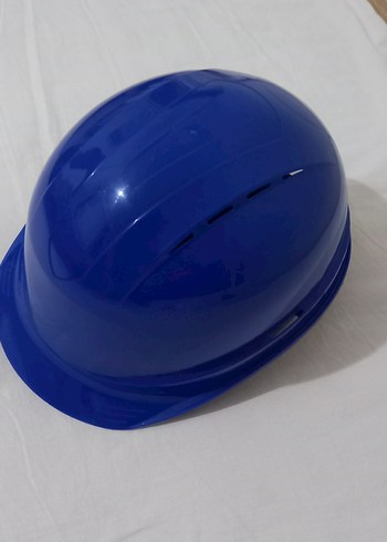 Mavi Minimalist Plastik Baret - Görsel 3