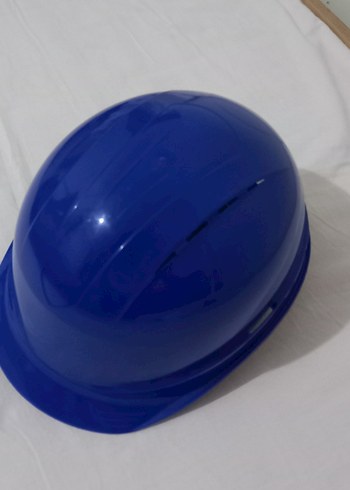 Mavi Minimalist Plastik Baret - Görsel 4