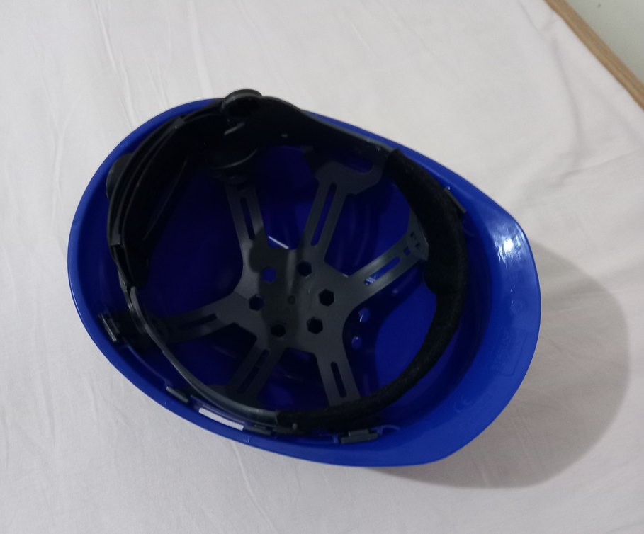 Mavi Minimalist Plastik Baret - Görsel 2