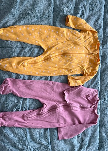 Sarı Fermuarlı Bebek Kız Tulumu - Görsel 3