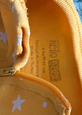 Sarı Fermuarlı Bebek Kız Tulumu - Görsel 2