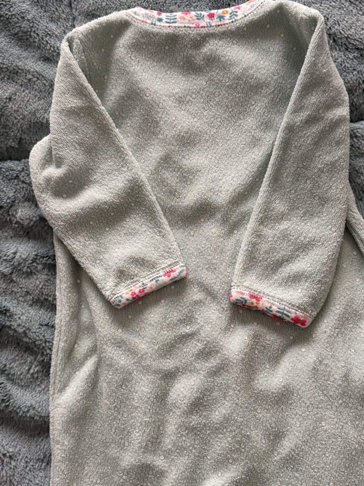 Turkuaz Havlu Kumaş Tulum - Görsel 5