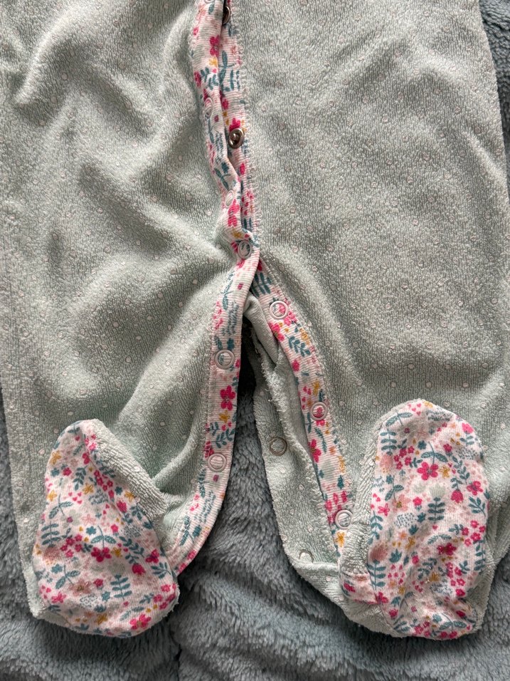 Turkuaz Havlu Kumaş Tulum - Görsel 2