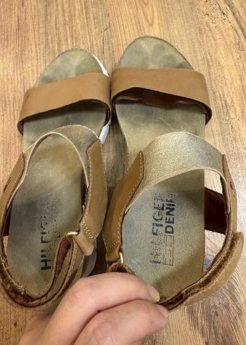 Tommy Hilfiger Dolgu Topuk Sandalet - Görsel 4