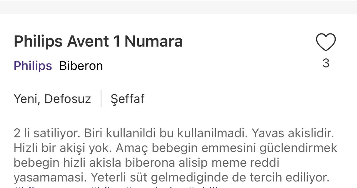 Philips Avent Biberon Tek Akış - Görsel 5