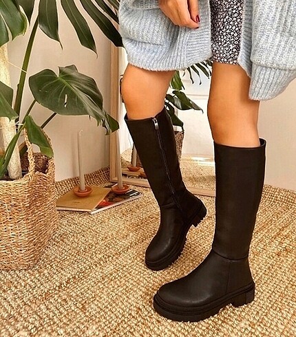 Zara Siyah Zara çizme