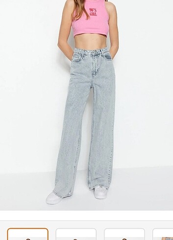 Wide leg jean