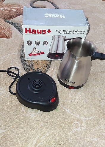  Beden beyaz Renk HAUS+ Türk Kahve Makinesi 