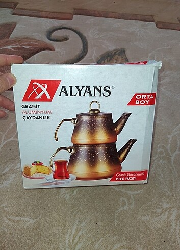 ALYANS Orta Boy Çaydanlık Takımı 
