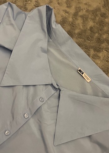 Zara Gri Kadın Uzun Kollu Gömlek