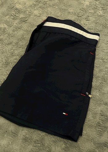 Fermuarlı Lacivert Mini Erkek Mayo Şortu - Görsel 2