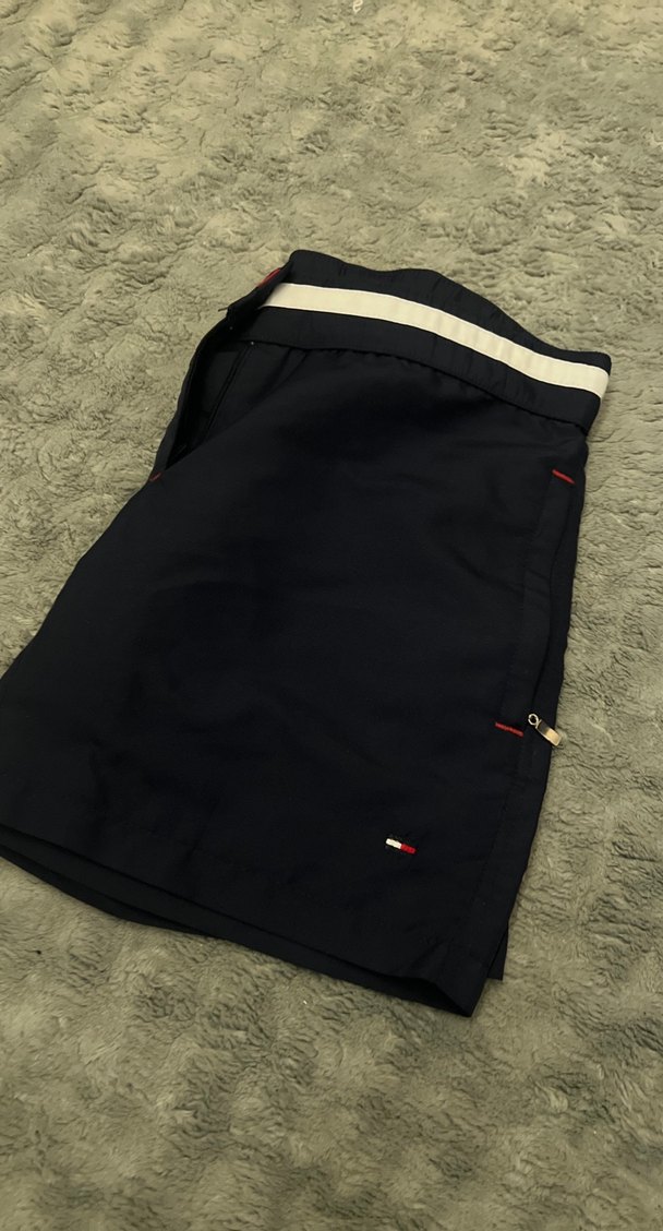 Fermuarlı Lacivert Mini Erkek Mayo Şortu - Görsel 2