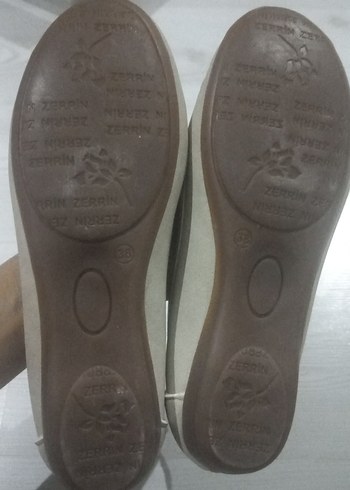 Bej Süet Fiyonklu Kadın Dolgu Topuk Babet - Görsel 3