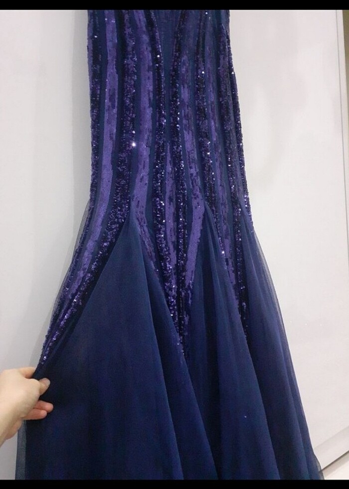 Payetli balik abiye - Görsel 2