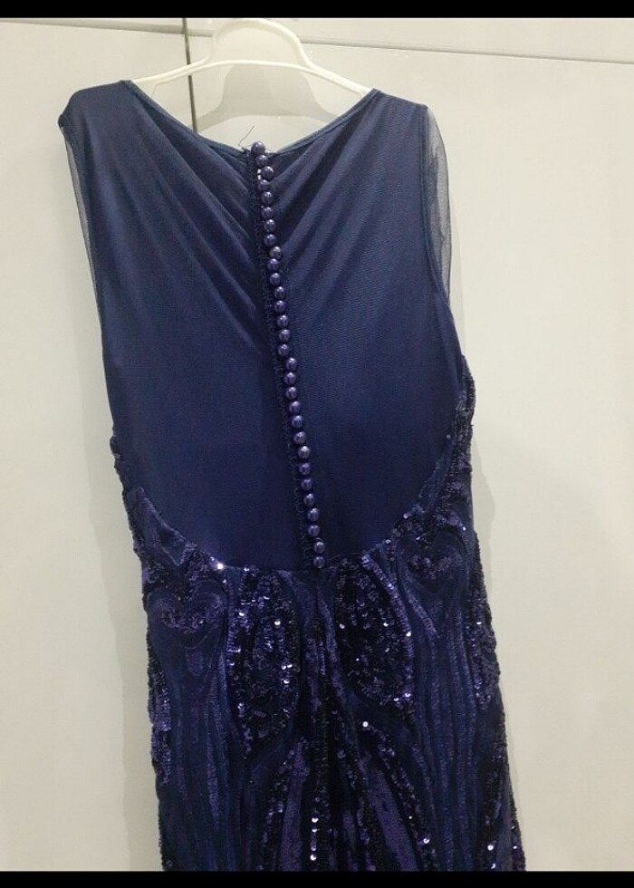 Payetli balik abiye - Görsel 3