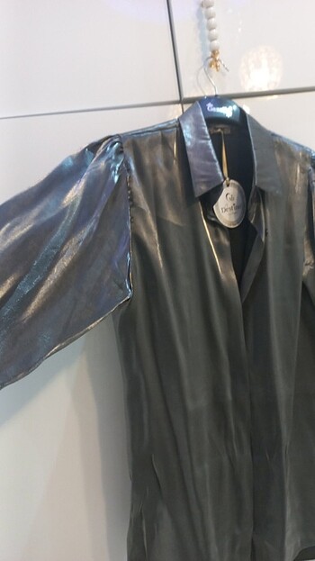 Parlak abiye gomlek  - Görsel 2