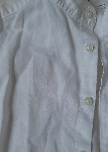 Erkek Çocuk Keten/Pamuk karışımlı Uzun Kollu Gömlek - Görsel 8