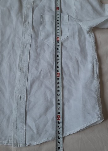 Erkek Çocuk Keten/Pamuk karışımlı Uzun Kollu Gömlek - Görsel 16