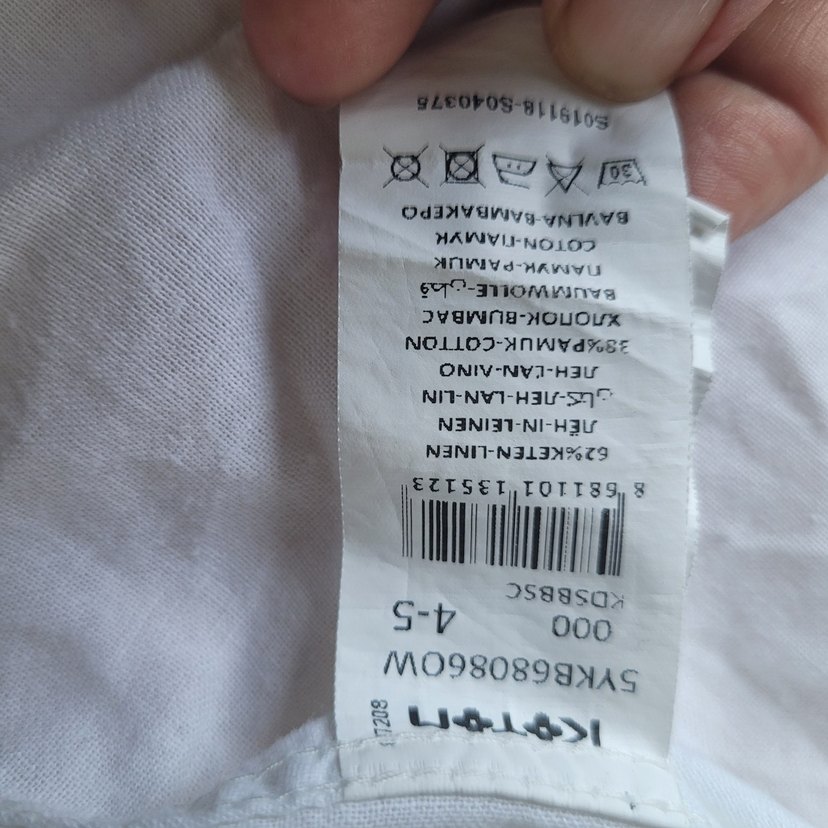 Erkek Çocuk Keten/Pamuk karışımlı Uzun Kollu Gömlek - Görsel 4