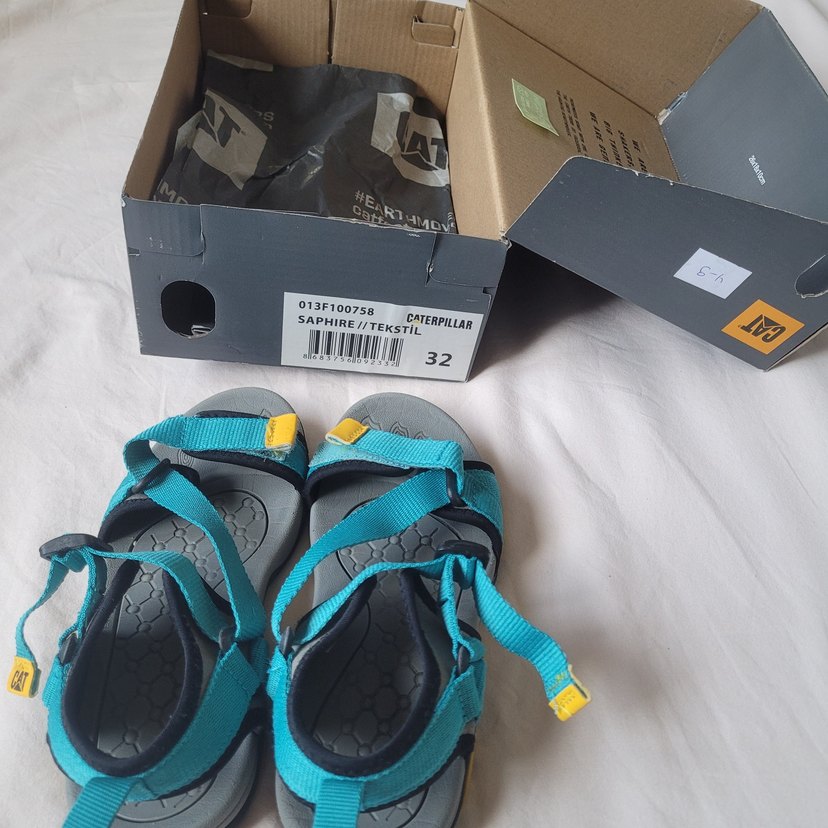 Caterpillar Saks Mavi çocuk Sandalet - Görsel 4