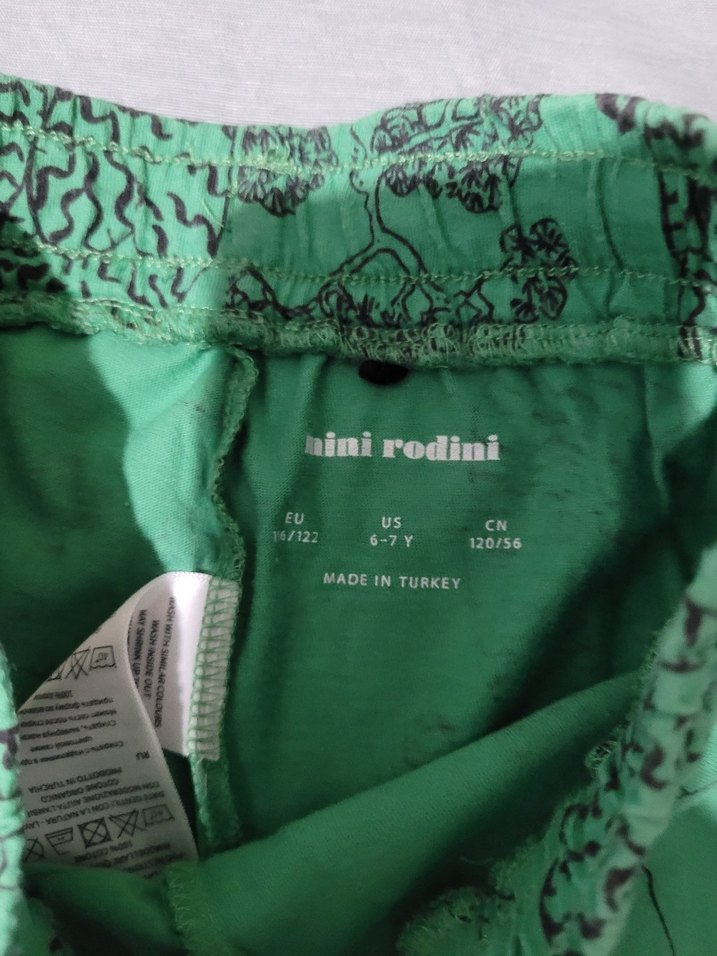 Baskılı Yeşil Kız Çocuk Rahat Pantolon - Görsel 4