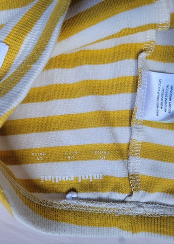 Mini Rodini Sarı Çizgili Tayt - Görsel 3