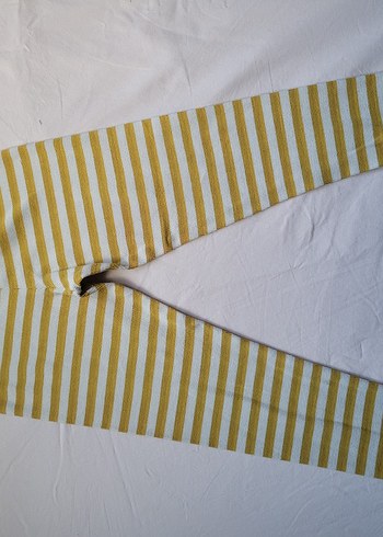 Mini Rodini Sarı Çizgili Tayt - Görsel 4