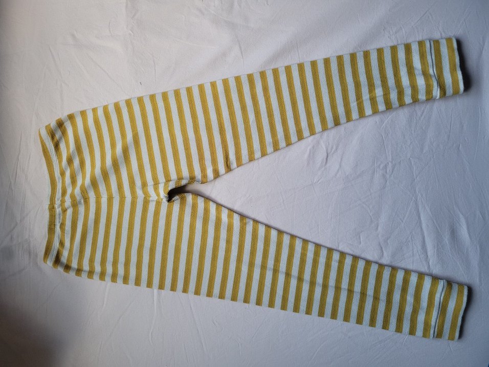 Mini Rodini Sarı Çizgili Tayt - Görsel 4