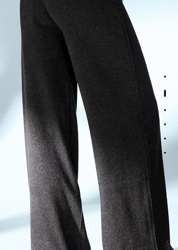 Bershka geniş paça fitilli yumuşak pantolon - Görsel 2