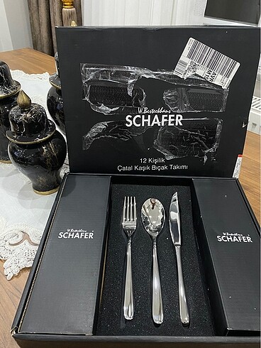 Schafer 72 parça çatal kaşık bıçak seti