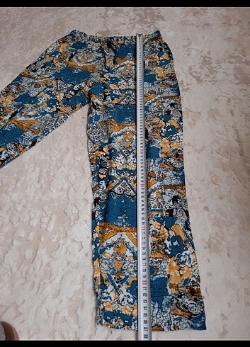 38 Beden mavi Renk Yazlık pantolon