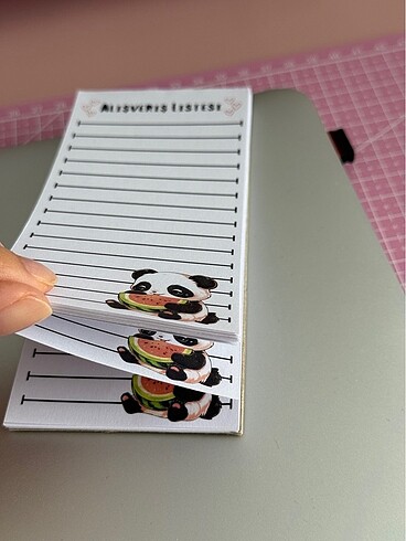 Beden Mıknatıslı alışveriş listesi Vinil Sticker Hediyeli