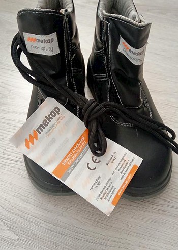 Diger Erkek Siyah Biker Botlar Velcro