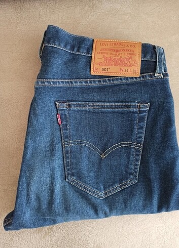 Orjinal sıfır Levi's 501 34/32 beden premium