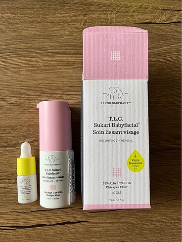 Drunk Elephant TLC Sukari Babyfacial maske